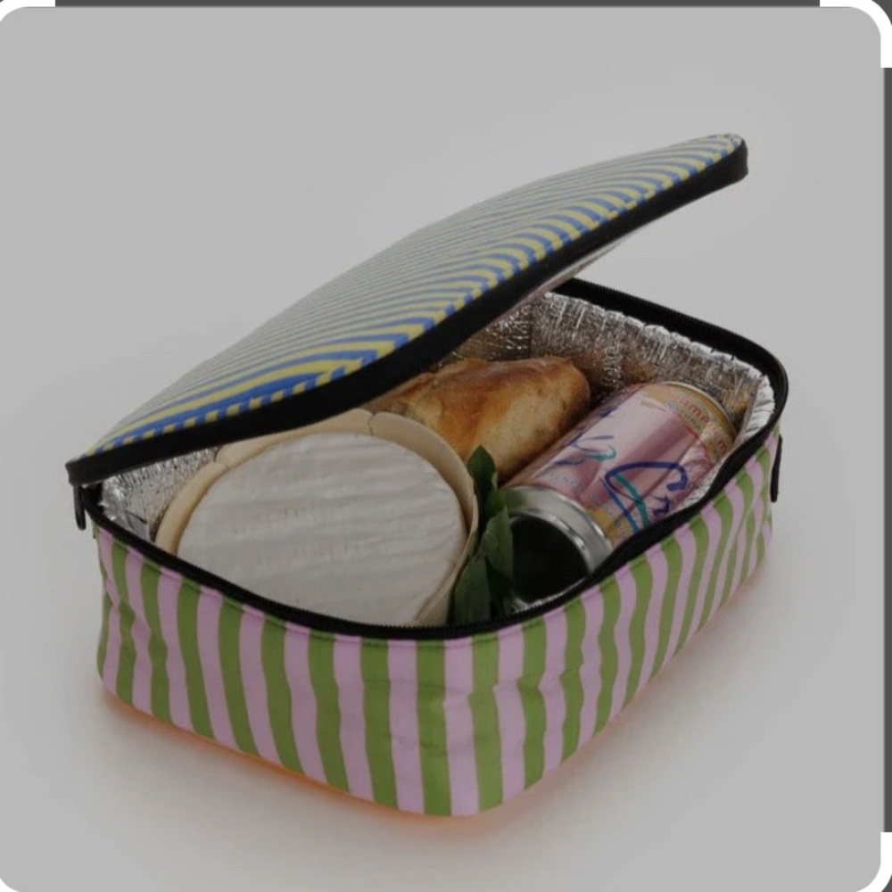BAGGU Striped Insulated Lunch Bag (NWOT)